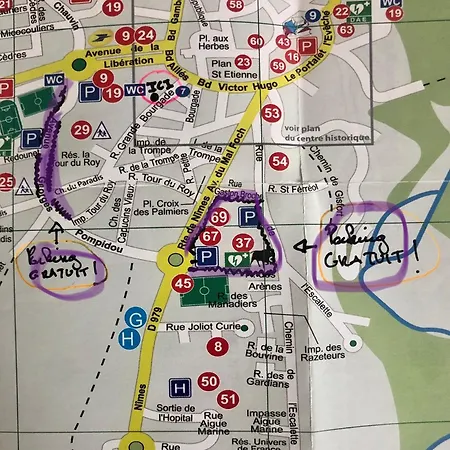 Grand Sur Jardin En Centre-ville Uzès